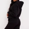 Halo Ink katoenen Hoodie met fleece binnenkant