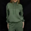 Halo Moss katoenen fleece-back oversized Hoodie