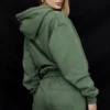 Halo Moss katoenen fleece-back oversized Hoodie