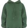 Halo Moss katoenen fleece-back oversized Hoodie