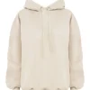 Halo Oatmeal katoenen Hoodie met fleece binnenkant