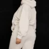 Halo Oatmeal katoenen Hoodie met fleece binnenkant