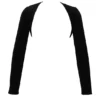 Harmony Zwarte stretchfluwelen cropped Bolero’s
