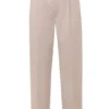 Hayden beige getailleerde broek met hoge taille