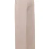Hayden beige getailleerde broek met hoge taille
