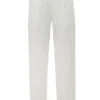 Hayden witte broek met wijde pijpen en hoge taille