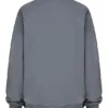 Haze Slate sweatshirt met ronde hals