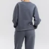 Haze Slate sweatshirt met ronde hals