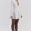 Heiress French Dove Contour mini-jurk