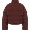 Hero Chocolate oversized pufferjas in C-vorm