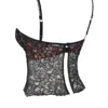 Jacinta Zwarte kanten cami-top