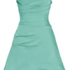 Jasmine Jade gedrapeerde strapless korsettenjurk
