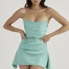 Jasmine Jade gedrapeerde strapless korsettenjurk