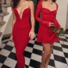 Nayara Red Rose maxi-rok