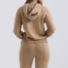 Jionni Camel Hoodie van kasjmiermix