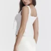 Juana witte top met broderie anglaise