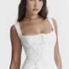 Juana witte top met broderie anglaise