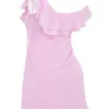 Kalena Cotton Candy mini-jurk met blote schouders