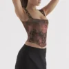 Kalina korset met bloemenprint