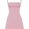 Kara Pink Quartz mini-jurk