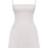 Kara Vintage crèmekleurige mini-jurk