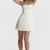 Kara Vintage crèmekleurige mini-jurk