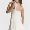 Kara Vintage crèmekleurige mini-jurk