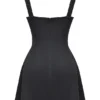 Kara zwarte mini-jurk