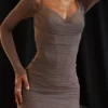 Katarina Smoke maxi-jurk