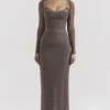 Katarina Smoke maxi-jurk