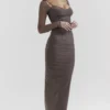 Katarina Smoke maxi-jurk