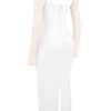 Katarina witte maxi-jurk