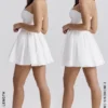 Katherine witte strapless mini-korsetjurk