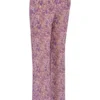 Keala Violet bloemenbroek met uitsnijdingen