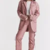 Kiera Warmroze veganistisch leren oversized Blazers