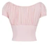 Kitty Baby Pink Top met plooien