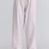 Klassieke pyjama Roze geruite pyjama-set van geborsteld katoen