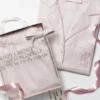 Klassieke pyjama Roze geruite pyjama-set van geborsteld katoen
