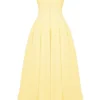 Lady Sunshine strapless midi-jurk van tule