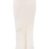 Lana Vintage crèmekleurige katoenen maxi-rok met broderie anglaise