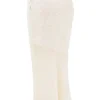 Lana Vintage crèmekleurige katoenen maxi-rok met broderie anglaise