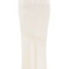 Lana Vintage crèmekleurige katoenen maxi-rok met broderie anglaise