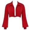 Laraine Cherry zijden blouson top