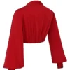 Laraine Cherry zijden blouson top