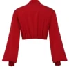 Laraine Cherry zijden blouson top