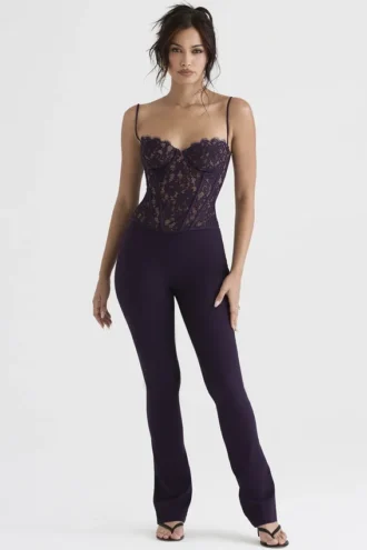Laurel Night Shade broek met hoge taille