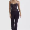 Laurel Night Shade broek met hoge taille