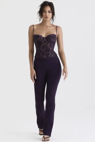 Laurel Night Shade broek met hoge taille