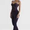 Laurel Night Shade broek met hoge taille