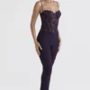 Laurel Night Shade broek met hoge taille